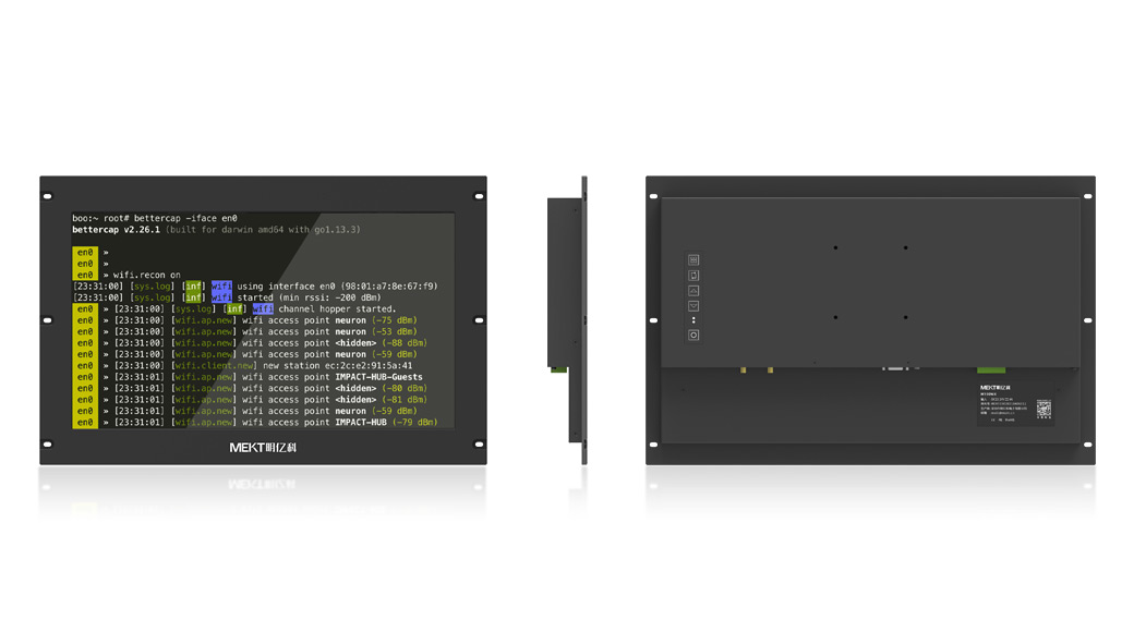 7U wide pressure display 19 inches